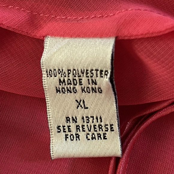 Vintage Valerie Stevens Womens Cami Top Extra Large Red Rose Mesh Y2K Romantic - Picture 6 of 11